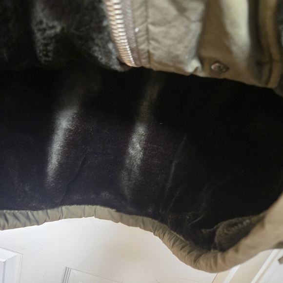 Banana republic jacket women's size medium military green wool blend lined - Picture 9 of 16